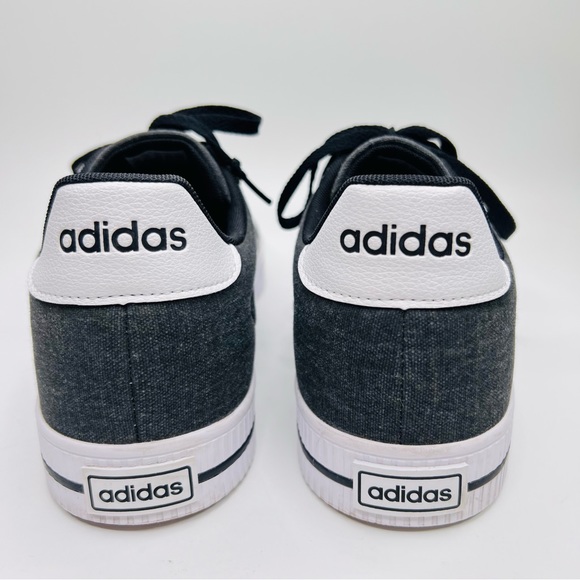 Men’s Adidas Daily 3.0 Black/White Canvas Lace Up Skateboarding Sneaker … - Picture 6 of 15